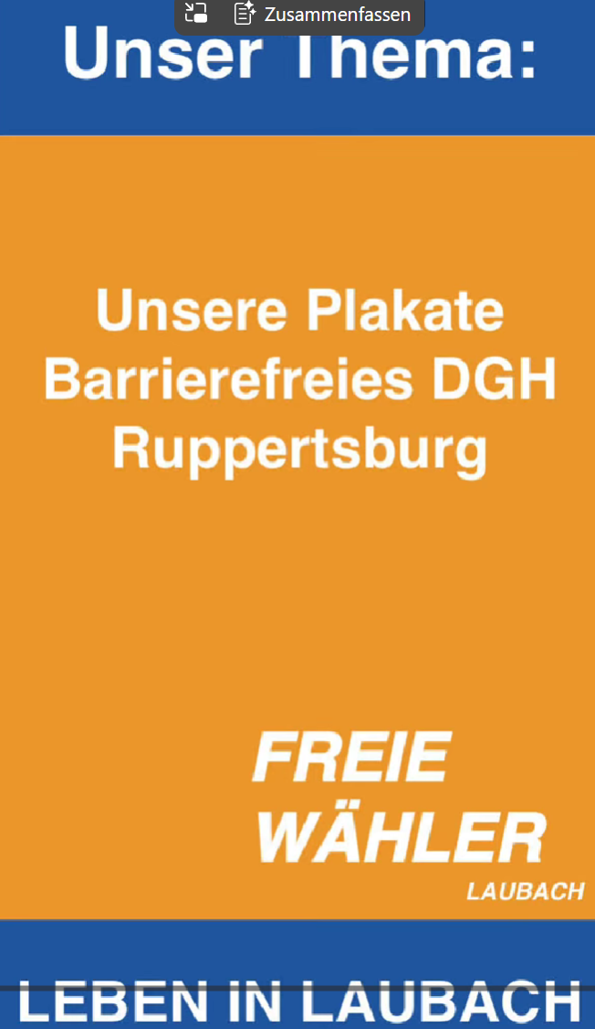 Barrierefreies Dorfgemeinschaftshaus Ruppertsburg